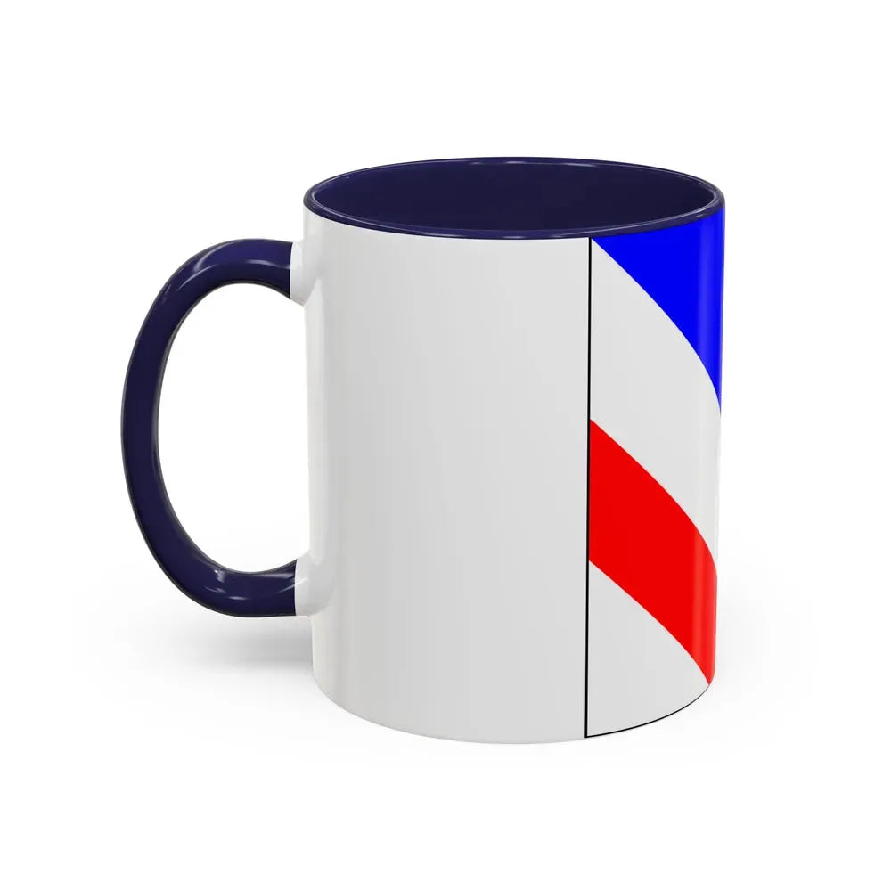 Flag of Zollikon Switzerland - Accent Coffee Mug - Go Mug Yourself