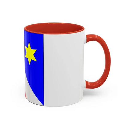Flag of Zollikon Switzerland - Accent Coffee Mug - Go Mug Yourself