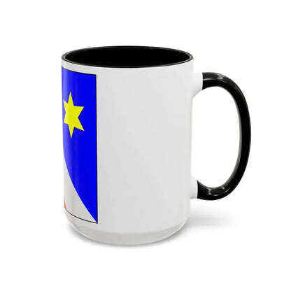 Flag of Zollikon Switzerland - Accent Coffee Mug - Go Mug Yourself