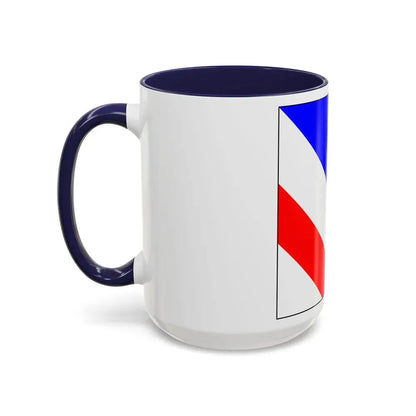 Flag of Zollikon Switzerland - Accent Coffee Mug - Go Mug Yourself