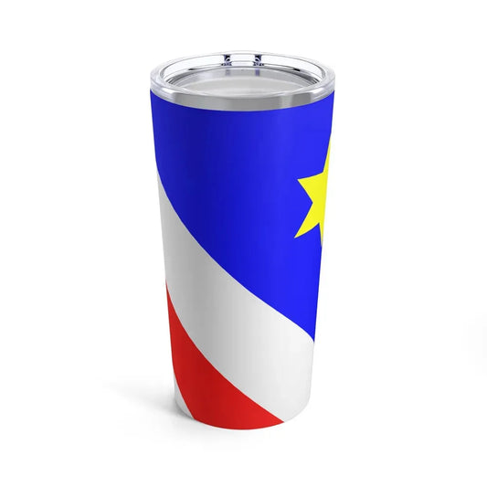 Flag of Zollikon Switzerland - Tumbler 20oz 20oz - Go Mug Yourself