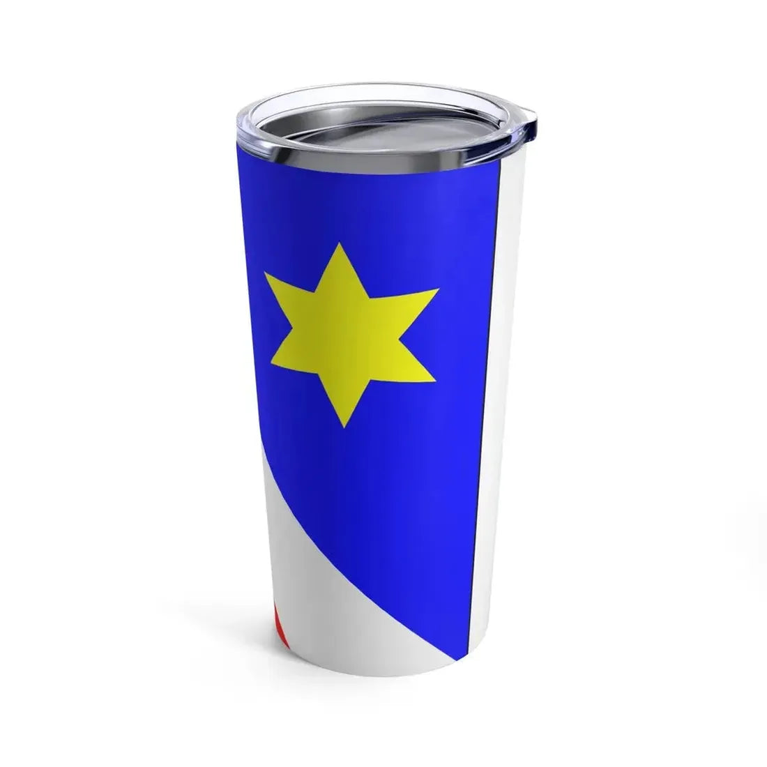 Flag of Zollikon Switzerland - Tumbler 20oz - Go Mug Yourself