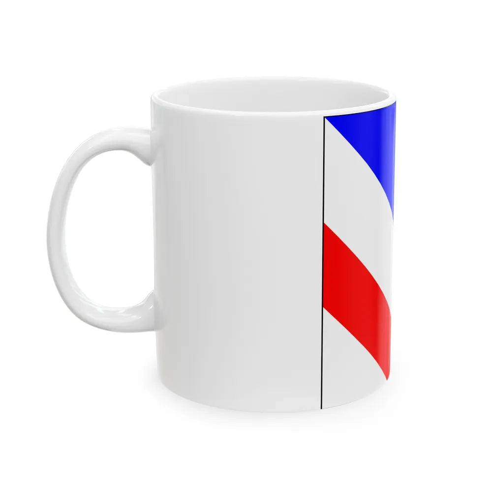 Flag of Zollikon Switzerland - White Coffee Mug-Go Mug Yourself