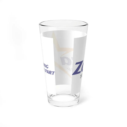 Flag of Zorra Township Canada (Canada) Pint Glass 16oz - Go Mug Yourself