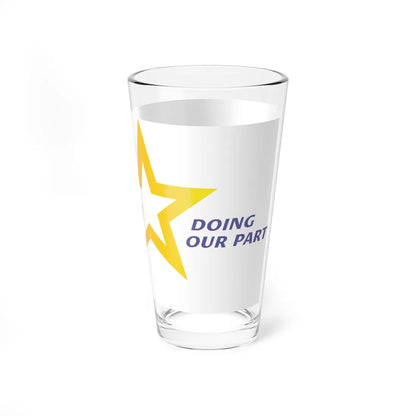 Flag of Zorra Township Canada (Canada) Pint Glass 16oz - Go Mug Yourself