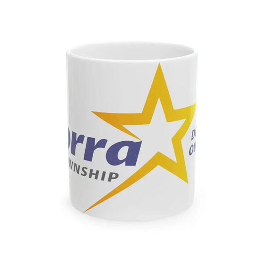 Flag of Zorra Township Canada (Canada) White Coffee Mug 11oz - Go Mug Yourself