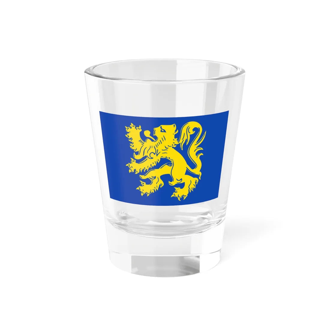 Flag of Zottegem (Belgium) Shot Glass 1.5oz 1.5oz - Go Mug Yourself
