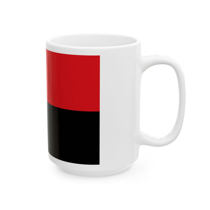 Flag of Zoutleeuw (Belgium) White Coffee Mug-Go Mug Yourself
