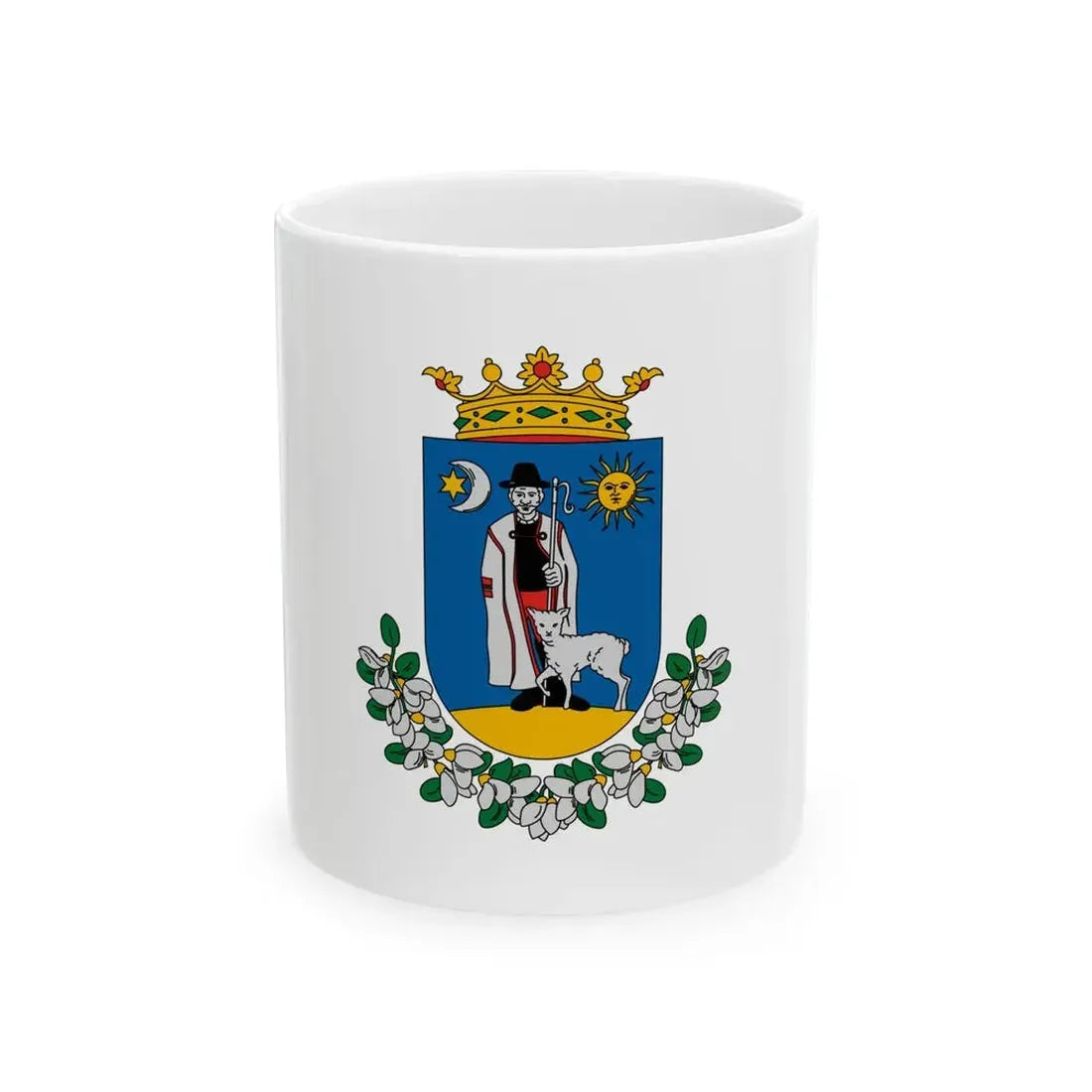 Flag of Zsana (Hungary) White Coffee Mug 11oz - Go Mug Yourself
