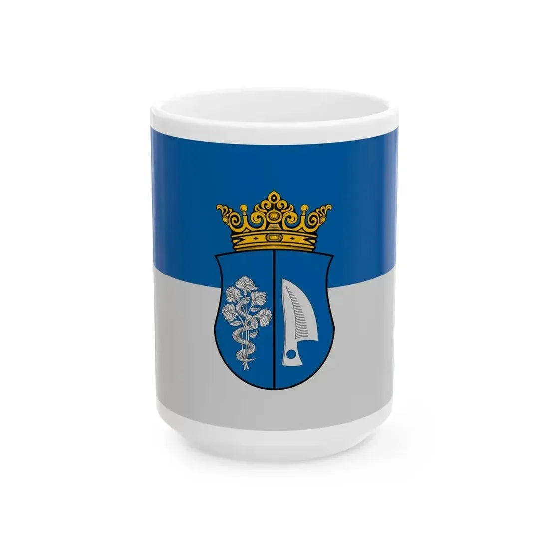 Flag of Zsedeny (Hungary) White Coffee Mug 15oz - Go Mug Yourself