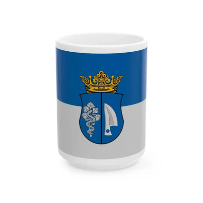 Flag of Zsedeny (Hungary) White Coffee Mug 15oz - Go Mug Yourself