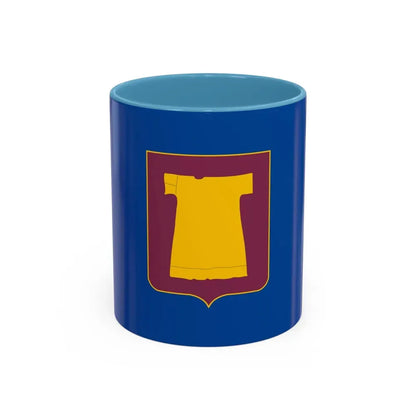 Flag of Zugdidi Georgia - Accent Coffee Mug 11oz Light Blue - Go Mug Yourself