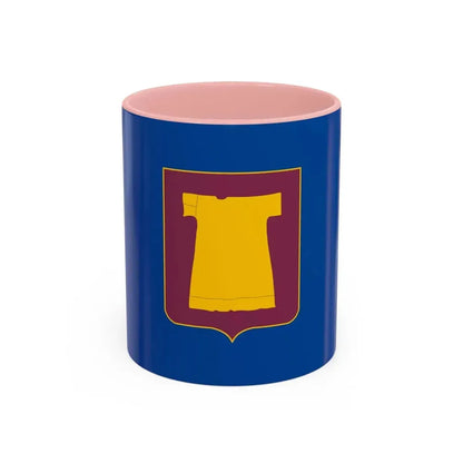 Flag of Zugdidi Georgia - Accent Coffee Mug 11oz Pink - Go Mug Yourself