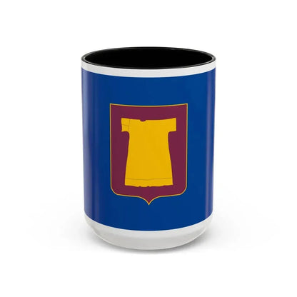 Flag of Zugdidi Georgia - Accent Coffee Mug 15oz Black - Go Mug Yourself