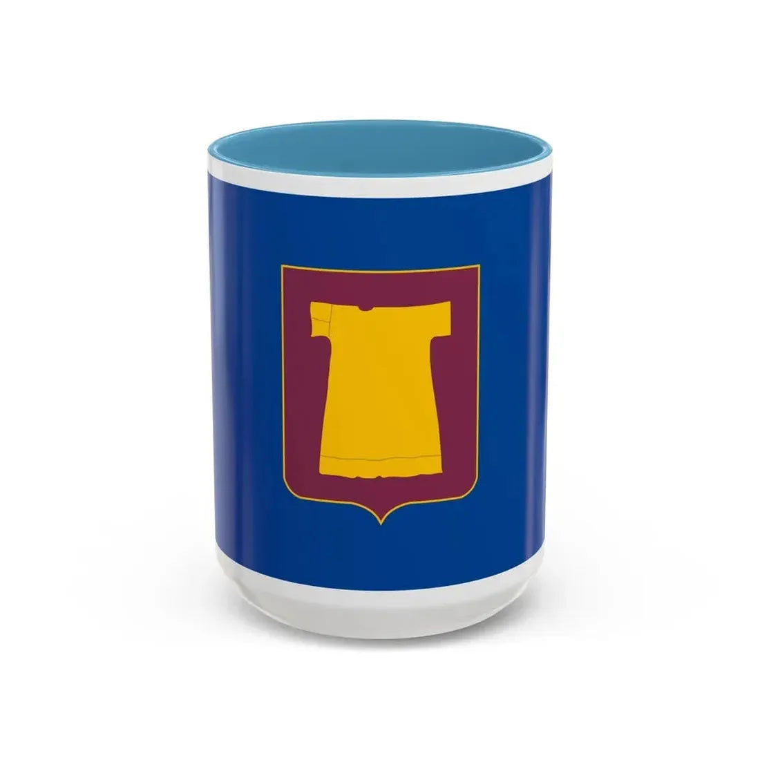 Flag of Zugdidi Georgia - Accent Coffee Mug 15oz Light Blue - Go Mug Yourself