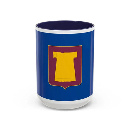 Flag of Zugdidi Georgia - Accent Coffee Mug 15oz Navy - Go Mug Yourself