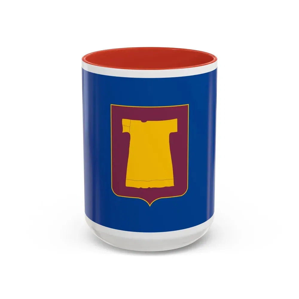 Flag of Zugdidi Georgia - Accent Coffee Mug 15oz Red - Go Mug Yourself