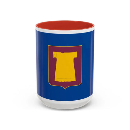 Flag of Zugdidi Georgia - Accent Coffee Mug 15oz Red - Go Mug Yourself