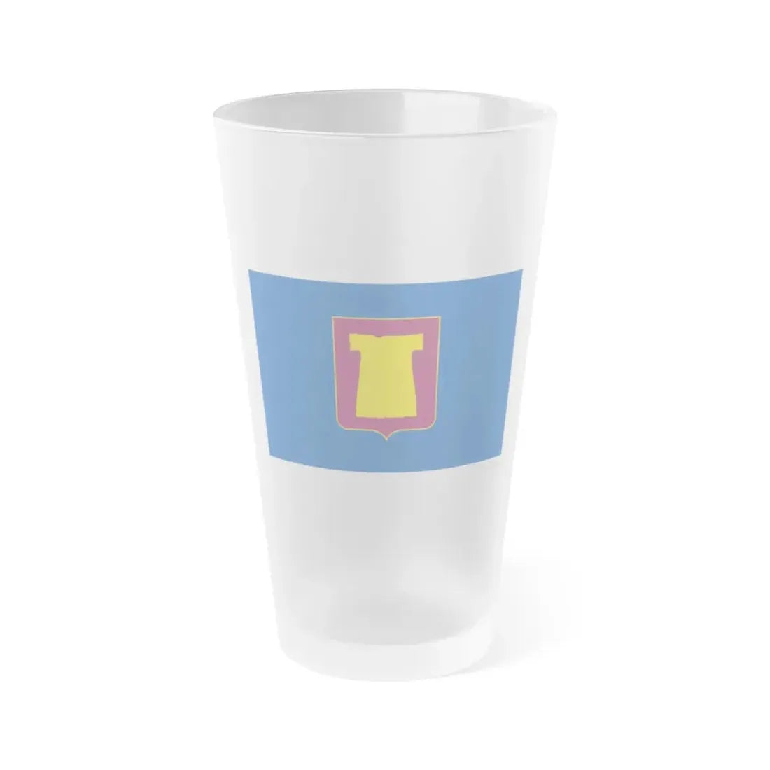 Flag of Zugdidi Georgia - Frosted Pint Glass 16oz 16oz Frosted - Go Mug Yourself