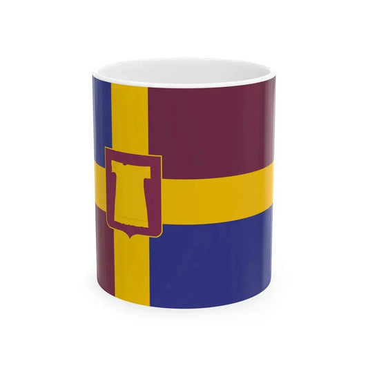 Flag of Zugdidi Municipality (Georgia) White Coffee Mug 11oz - Go Mug Yourself