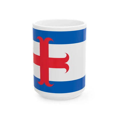 Flag of Zutphen (Netherlands) White Coffee Mug 15oz - Go Mug Yourself