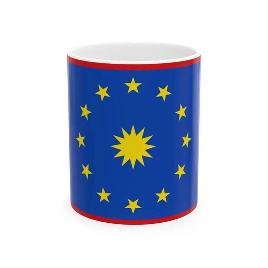 Flag of Zwalm (Belgium) White Coffee Mug 11oz - Go Mug Yourself