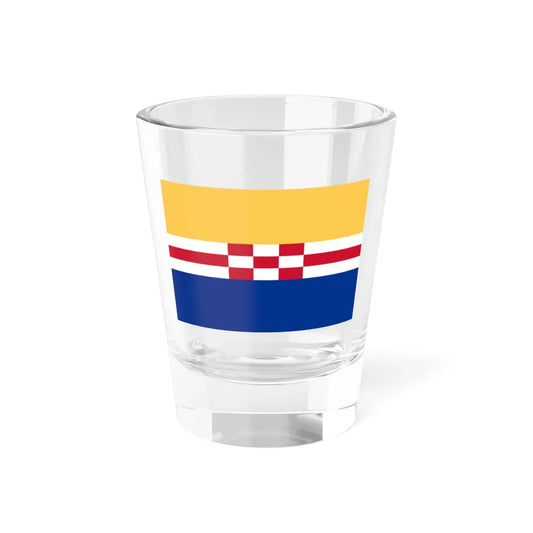 Flag of Zwartewaterland (Netherlands) Shot Glass 1.5oz 1.5oz - Go Mug Yourself