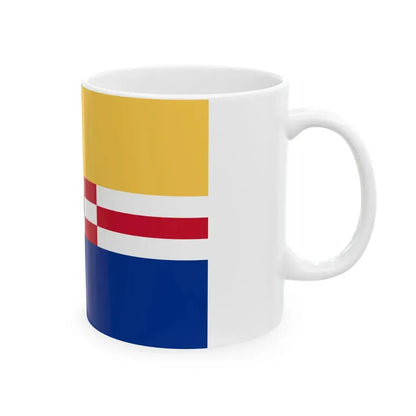 Flag of Zwartewaterland (Netherlands) White Coffee Mug - Go Mug Yourself