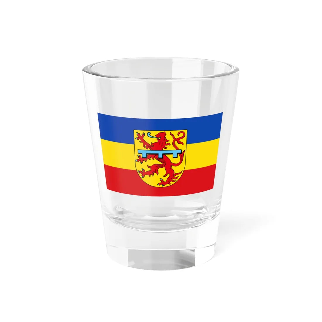 Flag of Zweibrücken (Germany) Shot Glass 1.5oz 1.5oz - Go Mug Yourself