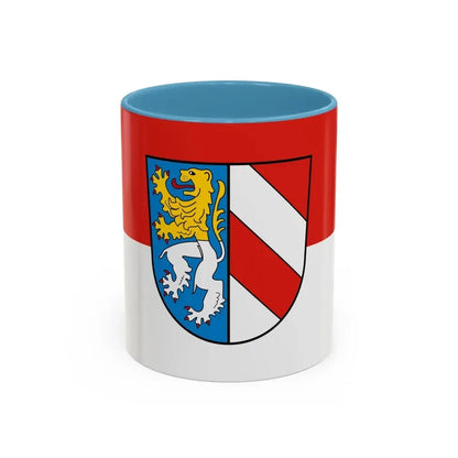 Flag of Zwickau Germany - Accent Coffee Mug 11oz Light Blue - Go Mug Yourself