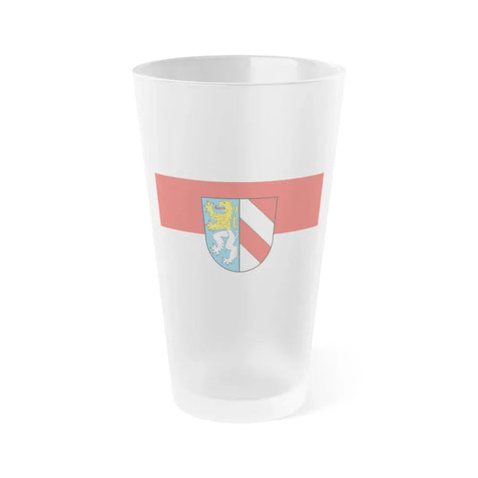 Flag of Zwickau Germany - Frosted Pint Glass 16oz 16oz Frosted - Go Mug Yourself