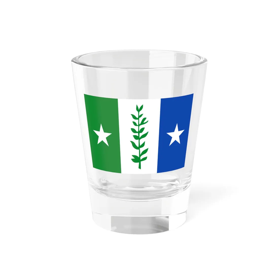 Flag of Zwijndrecht Belgium (Belgium) Shot Glass 1.5oz 1.5oz - Go Mug Yourself
