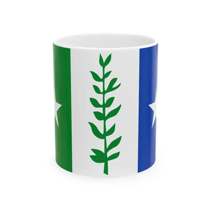 Flag of Zwijndrecht Belgium (Belgium) White Coffee Mug 11oz - Go Mug Yourself
