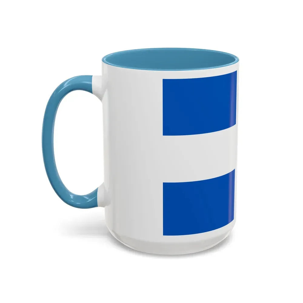 Flag of Zwolle the capital of the province of Overijssel Netherlands - Accent Coffee Mug - Go Mug Yourself