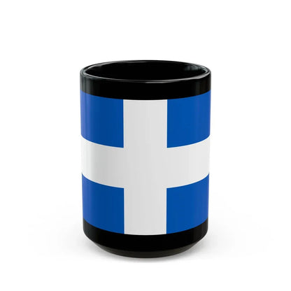Flag of Zwolle the capital of the province of Overijssel Netherlands - Black Coffee Mug 15oz - Go Mug Yourself
