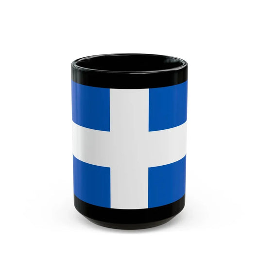 Flag of Zwolle the capital of the province of Overijssel Netherlands - Black Coffee Mug 15oz - Go Mug Yourself
