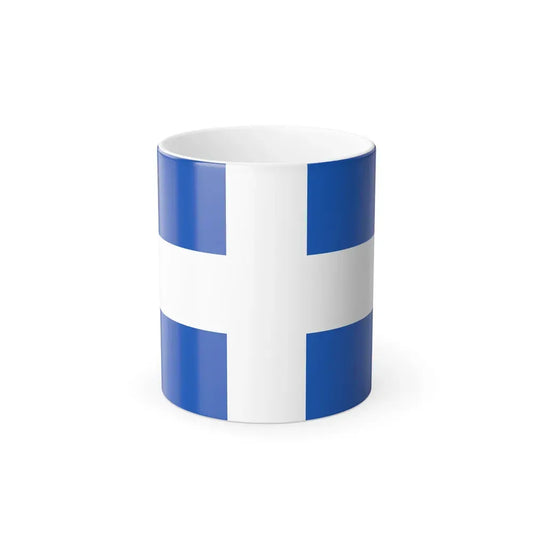 Flag of Zwolle the capital of the province of Overijssel Netherlands - Color Changing Coffee Mug 11oz - Go Mug Yourself