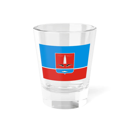 Flag Olenevka Crimea (Russia) Shot Glass 1.5oz 1.5oz - Go Mug Yourself