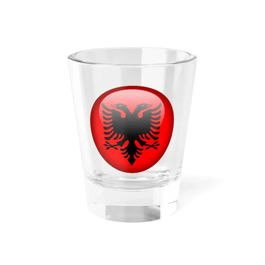 Flag orb Albania (Albania) Shot Glass 1.5oz 1.5oz - Go Mug Yourself