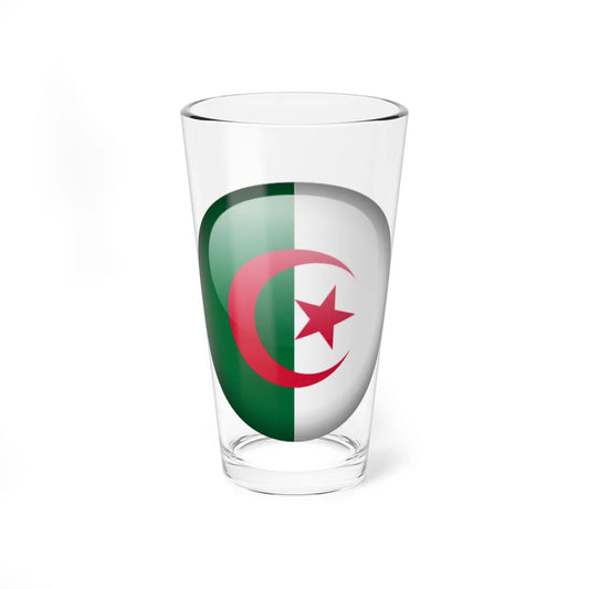 Flag orb Algeria (Algeria) Pint Glass 16oz 16oz - Go Mug Yourself