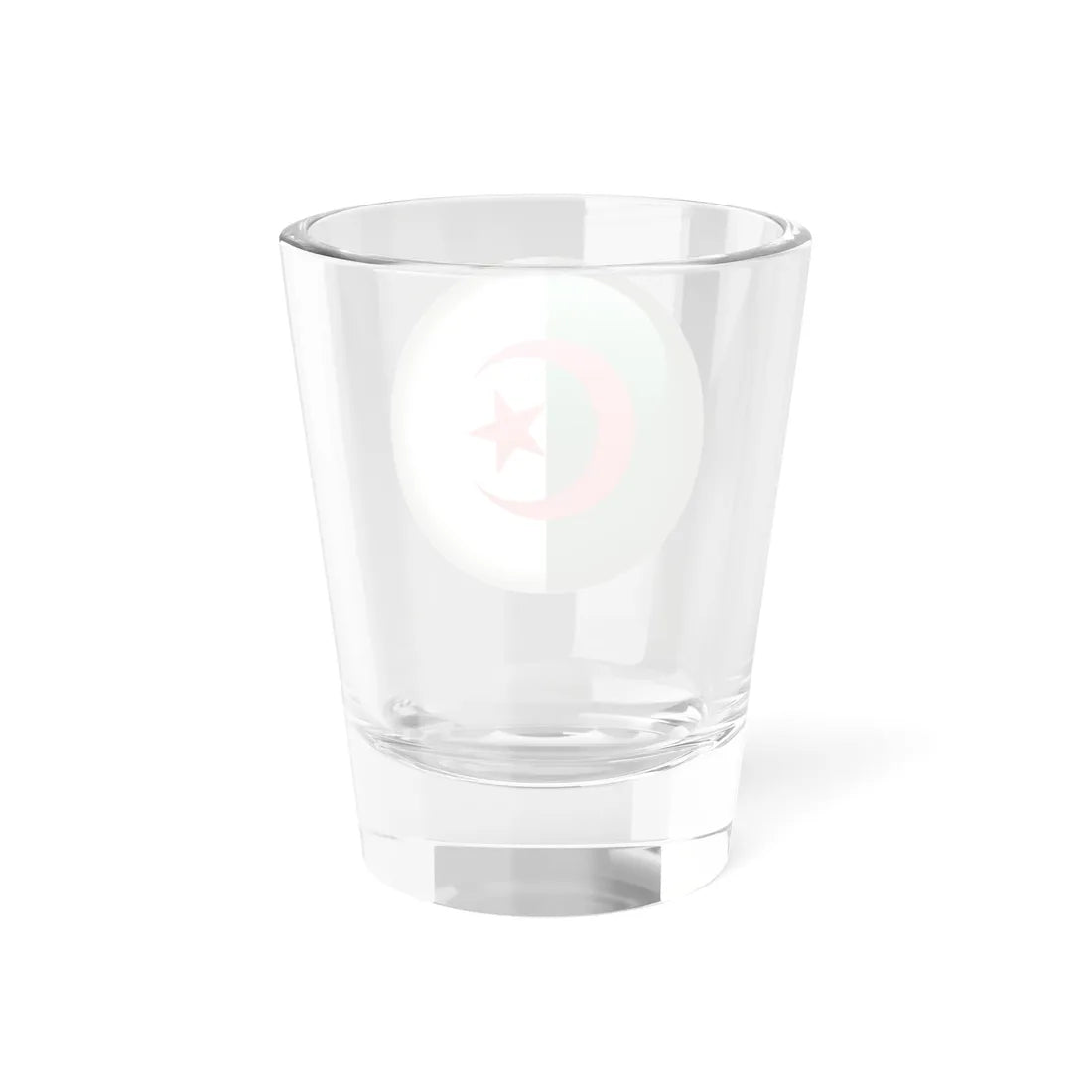 Flag orb Algeria (Algeria) Shot Glass 1.5oz - Go Mug Yourself