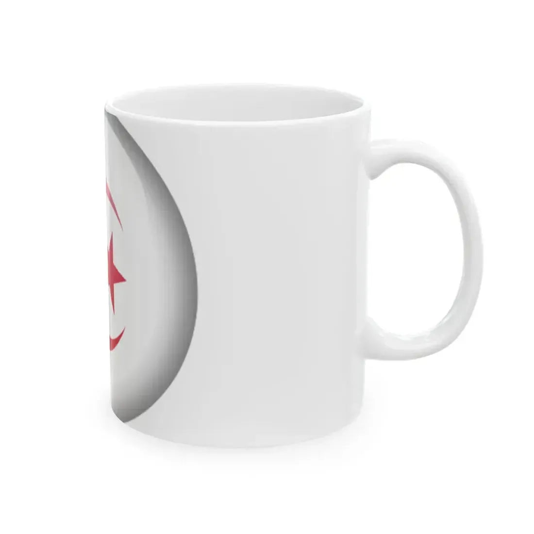 Flag orb Algeria (Algeria) White Coffee Mug - Go Mug Yourself