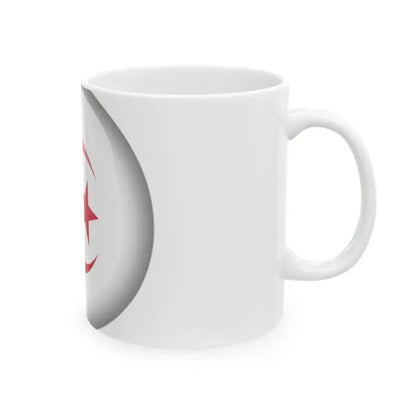 Flag orb Algeria (Algeria) White Coffee Mug - Go Mug Yourself