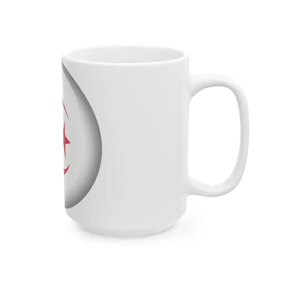 Flag orb Algeria (Algeria) White Coffee Mug - Go Mug Yourself