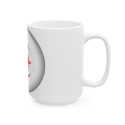 Flag orb Algeria (Algeria) White Coffee Mug - Go Mug Yourself