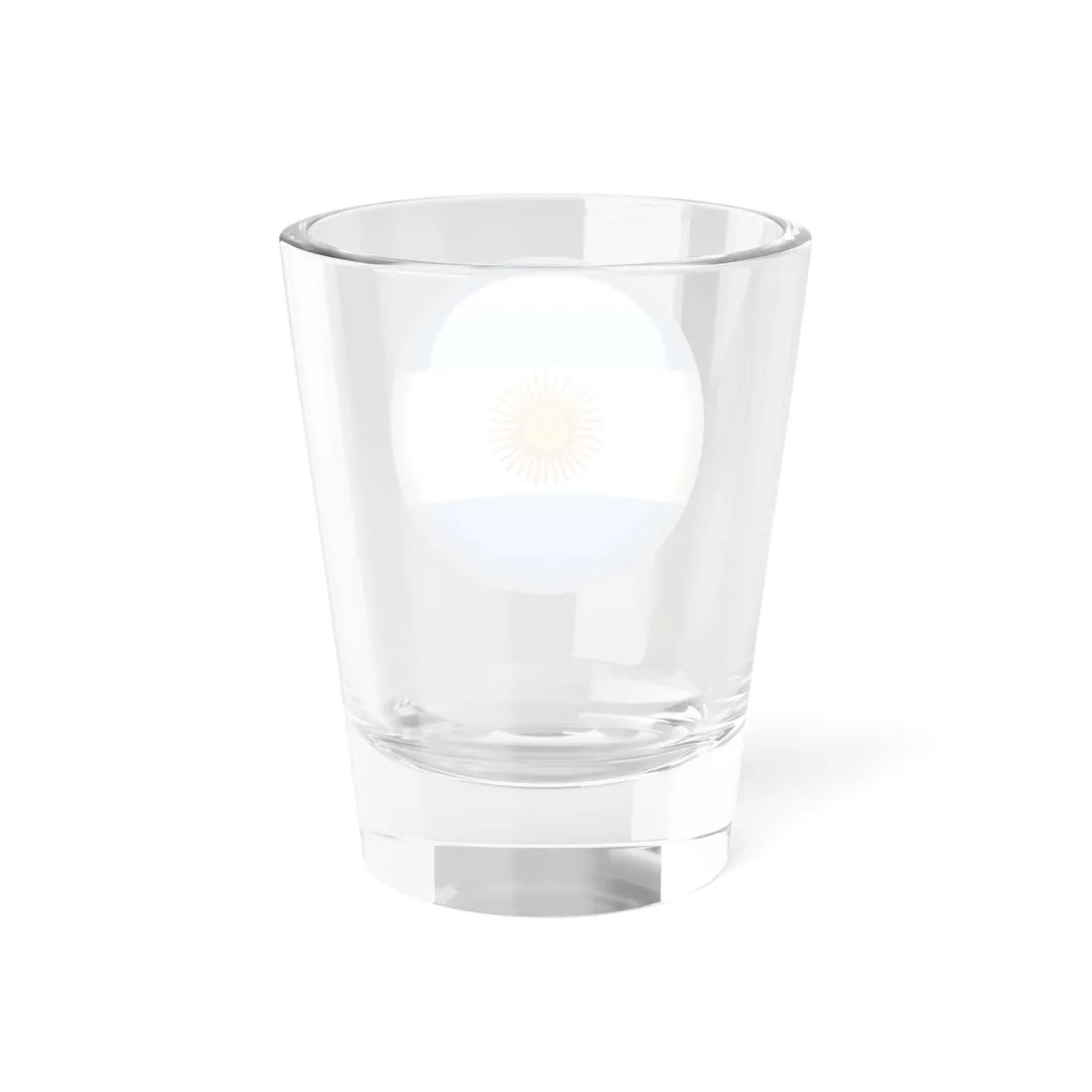 Flag orb Argentina (Argentina) Shot Glass 1.5oz - Go Mug Yourself