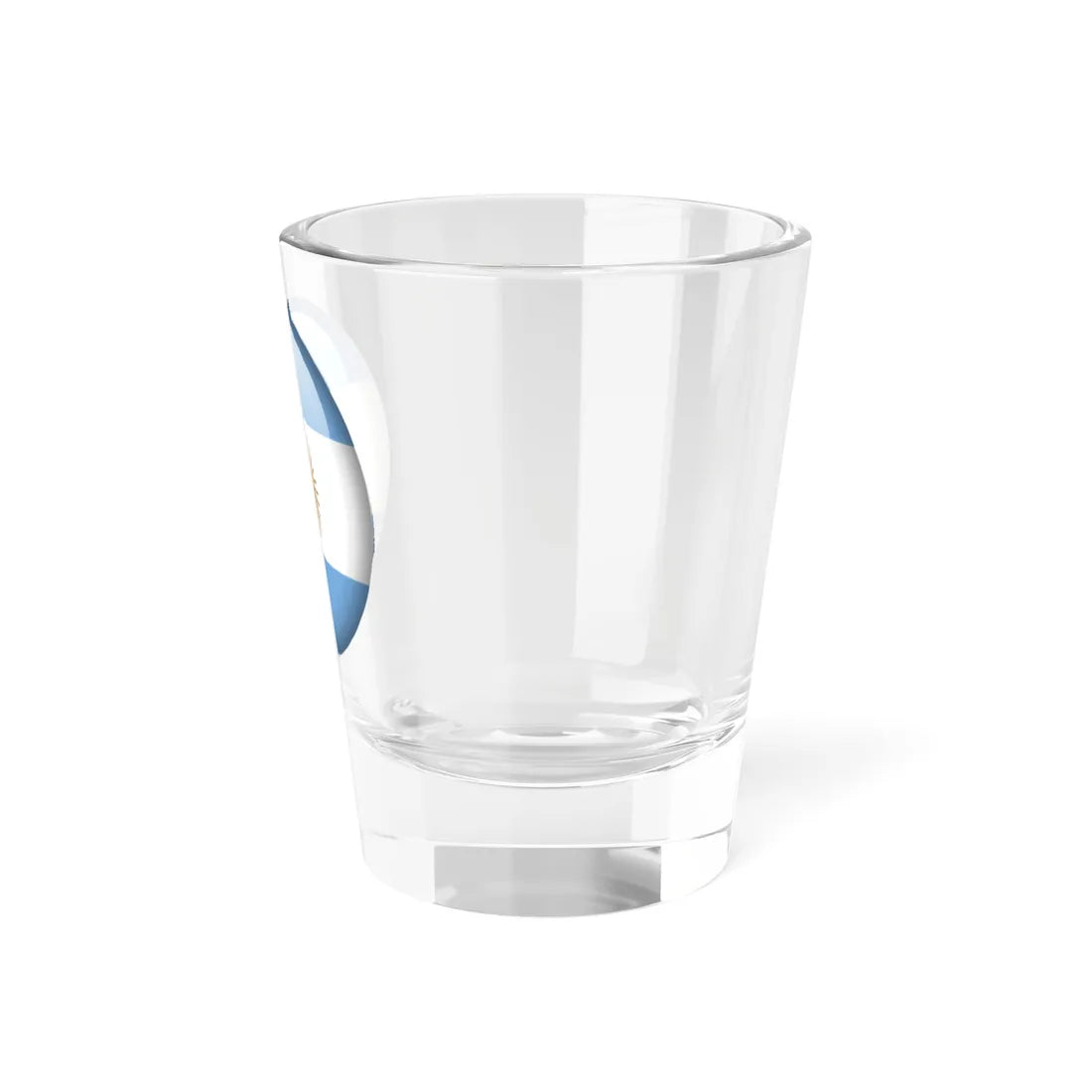 Flag orb Argentina (Argentina) Shot Glass 1.5oz - Go Mug Yourself