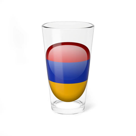 Flag orb Armenia (Armenia) Pint Glass 16oz 16oz - Go Mug Yourself