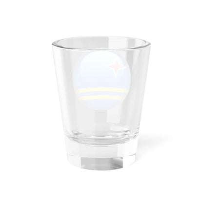 Flag orb Aruba (Netherlands) Shot Glass 1.5oz - Go Mug Yourself