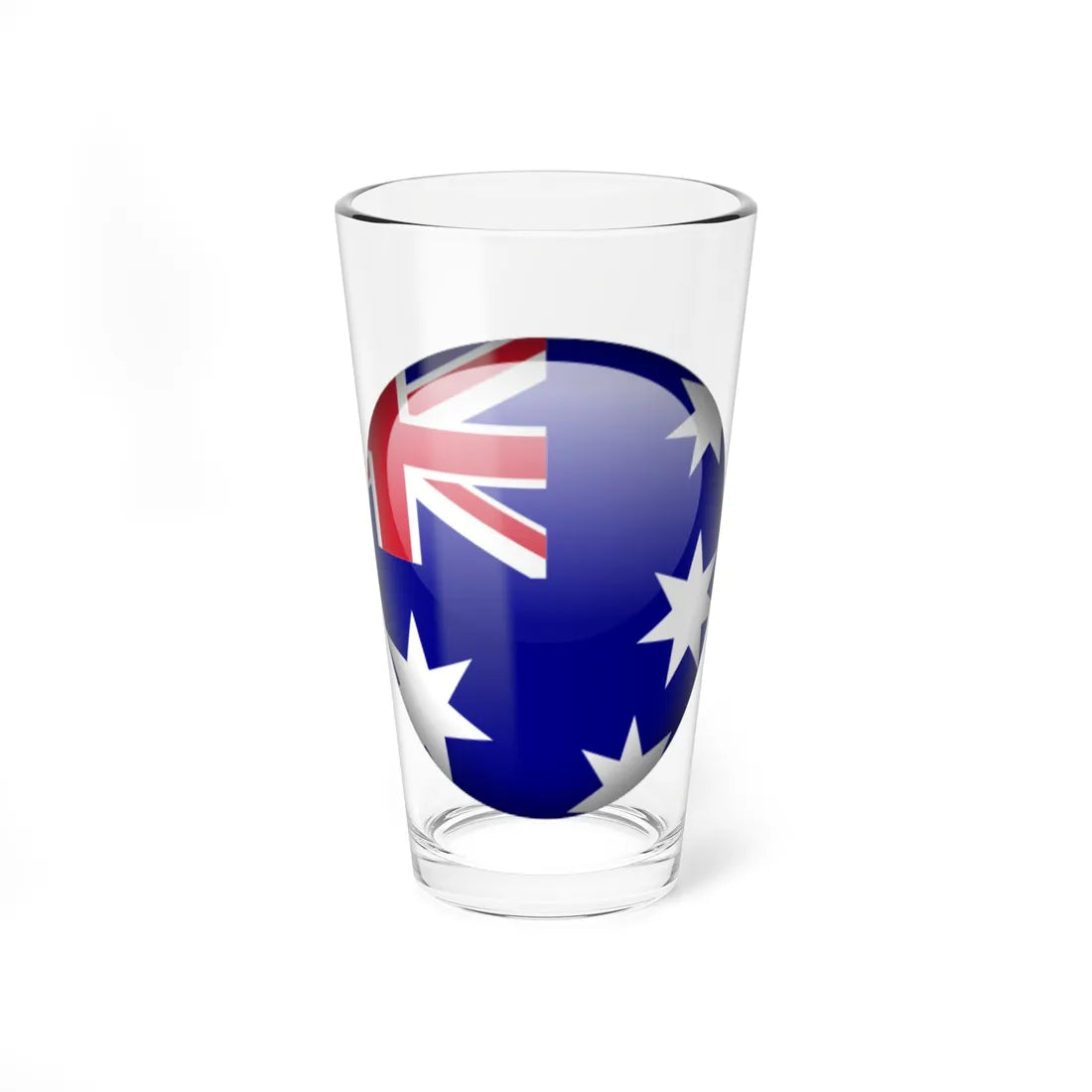 Flag orb Australia (Australia) Pint Glass 16oz 16oz - Go Mug Yourself